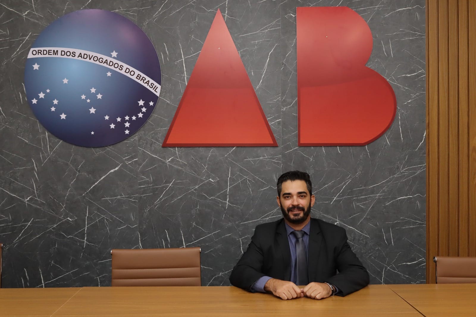 Dr. Mário Mendes na sede da OAB Cerejeiras